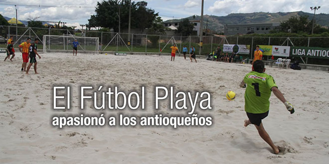 Fútbol Playa en Antioquia