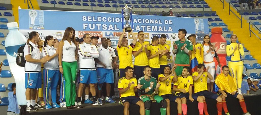 Selección Colombia de futsal, se coronó campeona de la Copa Guatemala