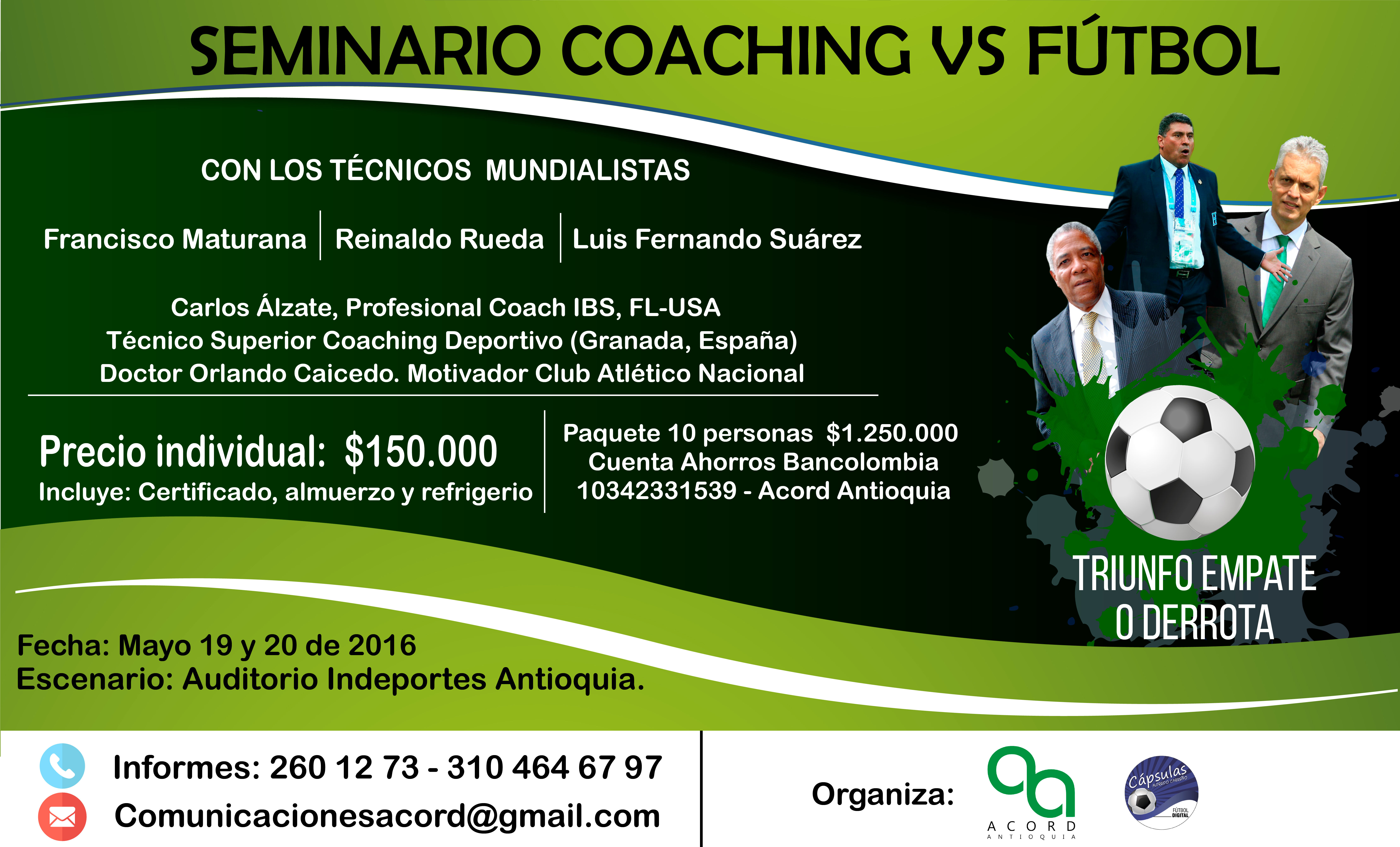 Seminario Coaching vs Fútbol