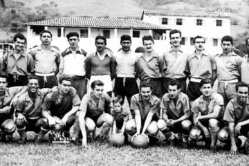La nómina de Atlético Nacional en 1954, año de su primer título. Fotografía: Atlético Nacional Oficial