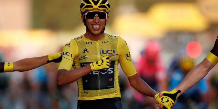 Egan Bernal encabeza el listado de los deportistas viajeros