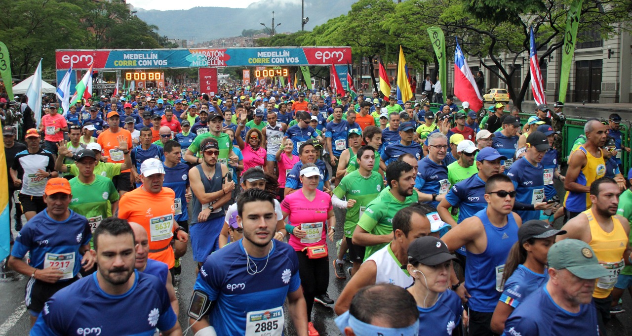 Los cuatro retos de la Maratón Medellín 2021 ACORD Antioquia