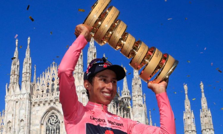 Cortesía. Es el segundo título del Giro de Italia para Colombia. Nairo lo ganó en 2014
