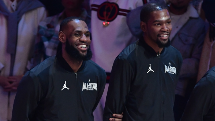 Definidos los equipos de LeBron y Durant para el All-Star