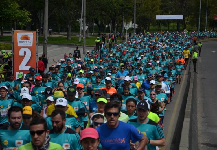 Más de 30 países participarán en la media maratón de Bogotá 2022