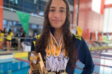 Nueve medallas se trajo la nadadora Tiffany Murillo de Trinidad y Tobago