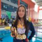 Nueve medallas se trajo la nadadora Tiffany Murillo de Trinidad y Tobago