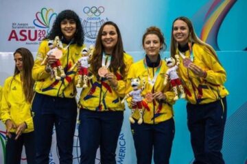 Esgrima sumó una presea de bronce para Colombia