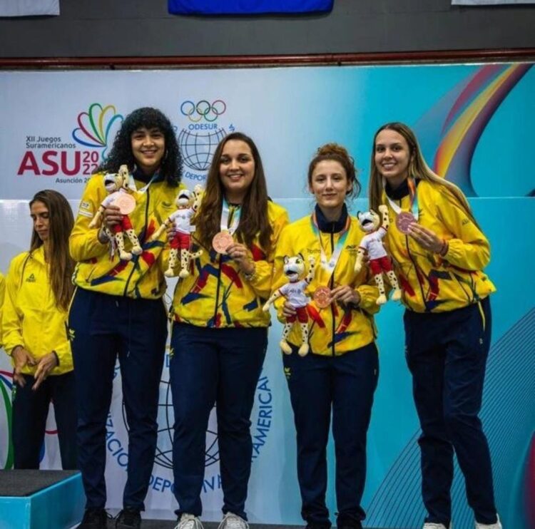 Esgrima sumó una presea de bronce para Colombia