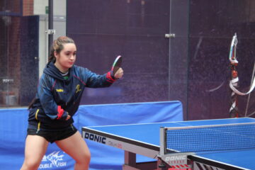 Yéssica Alzate, la primera colombiana en un mundial juvenil de Para tenis de mesa