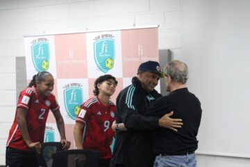 Antioquia recibió a las subcampeonas del mundo