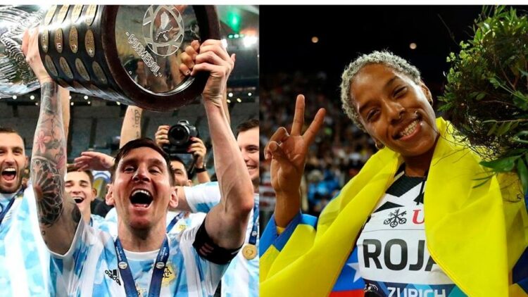 Lionel Messi y Yulimar Rojas los mejores deportistas de América