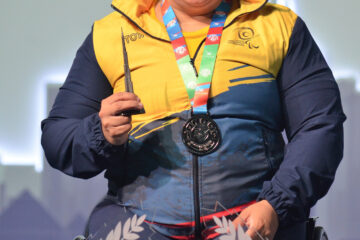 Bertha Fernández, plata en la Copa Mundo de Para powerlifting