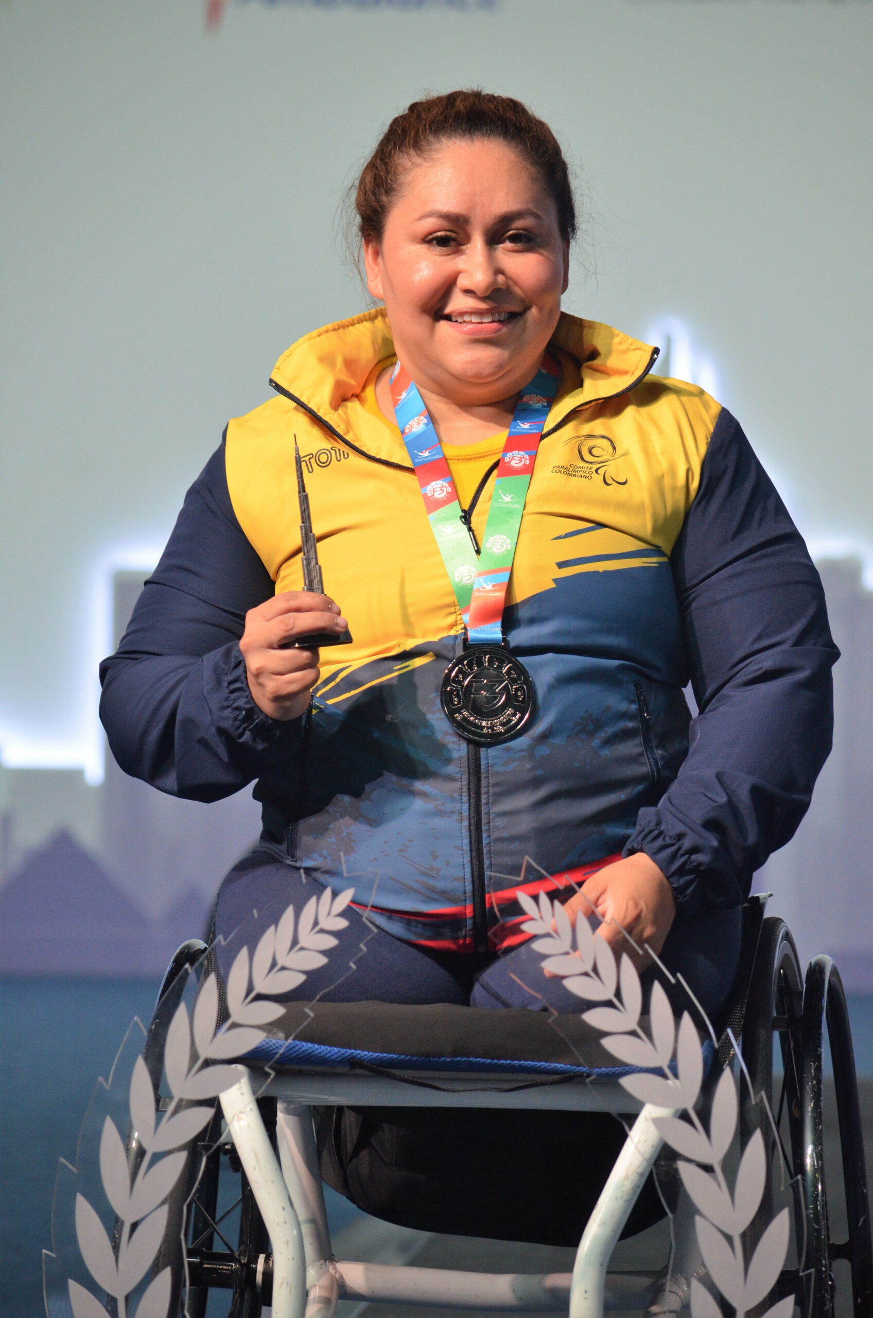 Bertha Fernández, plata en la Copa Mundo de Para powerlifting