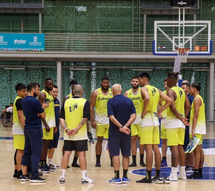 Colombia realizó su primer entrenamiento de cara al repechaje París 2024