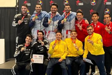 Colombia se bañó de bronce en la Serie A de Karate