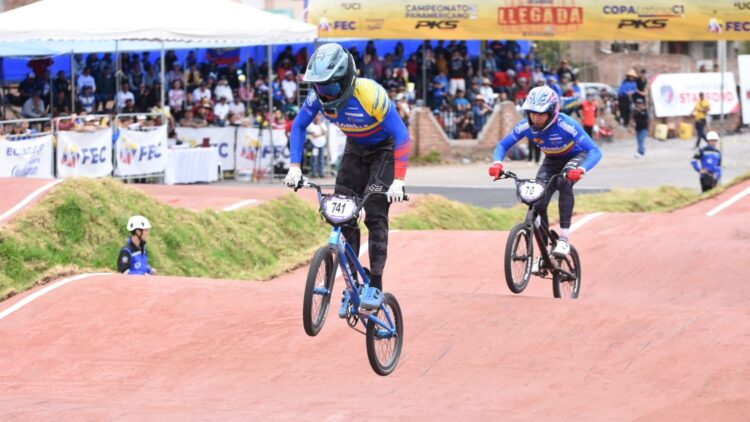 Colombia sacó la casta en el Panamericano de BMX Riobamba 2023