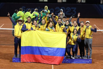Destacada actuación del tenis colombiano en Santiago 2023