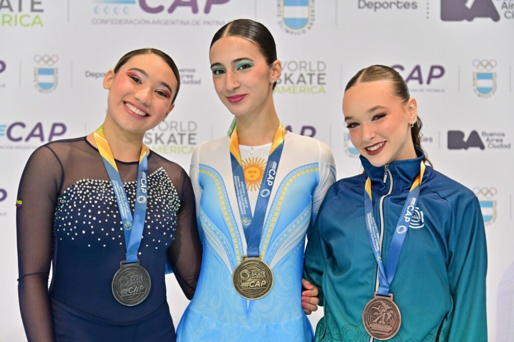 Las patinadoras antioqueñas brillan en el Panamericano de Naciones de Patinaje Artístico