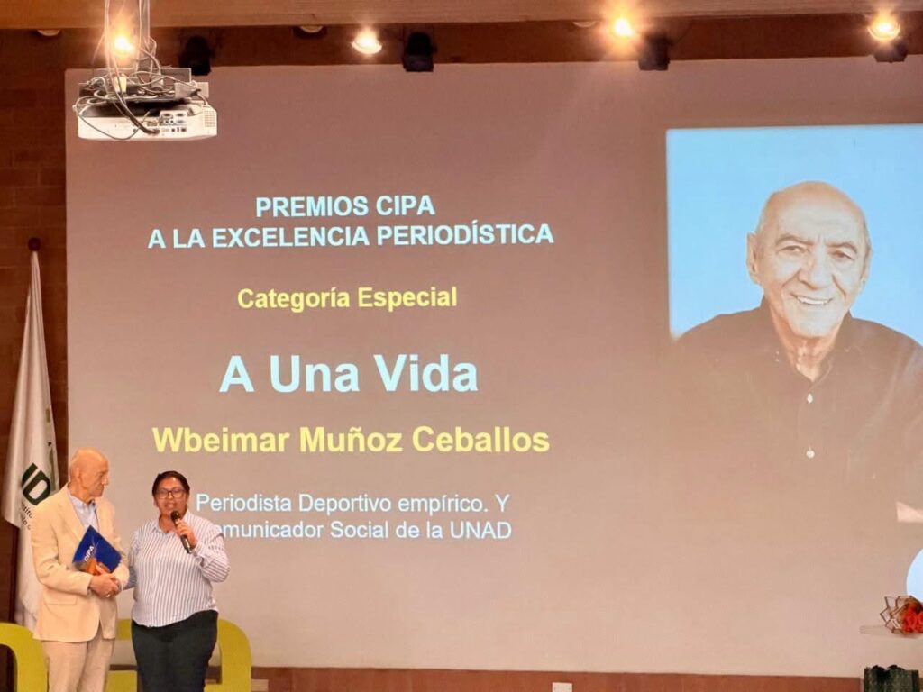 Wbeimar Muñoz Ceballos fue reconocido por el CIPA
